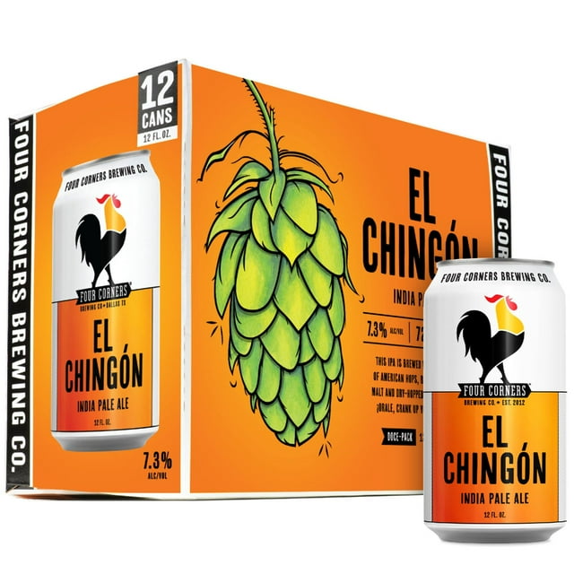 Four Corners El Chingon IPA Ale Beer, 12 fl. oz. can, 12 pk.