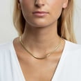 thumbnail image 5 of Oval Snake Necklace in 14K Yellow Gold, 5 of 6