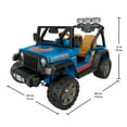 thumbnail image 2 of Power Wheels Retro Jeep Wrangler 12-Volt Ride-On, 2 of 10