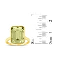 thumbnail image 4 of Emerald Shaped Ring in 14K Yellow Gold, 4 of 7