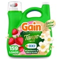thumbnail image 1 of Gain Tango Twist + Oxi Liquid Laundry Detergent, Strawberry & Shea Scent, 159 Loads, 170 fl. oz., 1 of 7