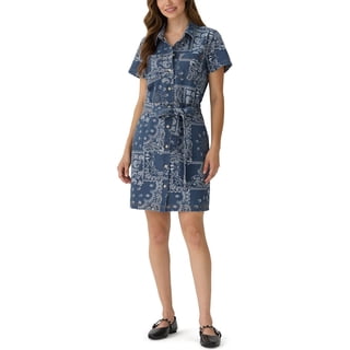 Frye Women's Belted Denim Mini Dress