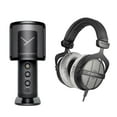 thumbnail image 1 of beyerdynamic DT 990 Pro Studio Headphones with FOX USB Cardioid Studio Microphone, 1 of 9