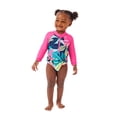 thumbnail image 1 of Member's Mark Baby Girls Rashguard One-Piece Swimsuit, 1 of 9