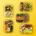 thumbnail image 4 of Pyrex Meal Prep 10-Piece Divided Glass Food Storage Set, 4-Cup Capacity, 4 of 6