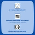 thumbnail image 3 of Sealy 12" Medium Memory Foam Mattress, 3 of 10