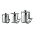 thumbnail image 2 of Tramontina 6-Piece Stainless Steel Covered Canister Set with Measuring Scoops, 2 of 8