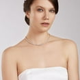 thumbnail image 4 of Round Cut Diamond Riviera Tennis Necklace in 14K Gold, 4 of 7