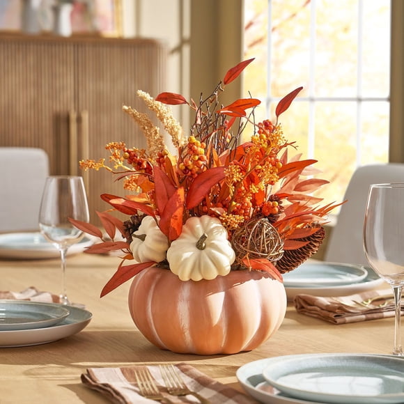 Member's Mark 15" Harvest Terra Cotta Floral Arrangement