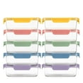 thumbnail image 1 of Ello Color Lock 10-Pack Leak-Proof Glass Food Storage Containers, 3.4 Cup, 1 of 6