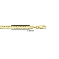 thumbnail image 2 of 14K Yellow Gold 3.6mm Solid Curb Chain, 20", 2 of 2