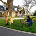 thumbnail image 7 of Lifetime 4' Residential Fold-In-Half Adjustable Height Table, 7 of 10