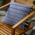 thumbnail image 2 of Town & Country Terra Alara Textured Geo Stripe Decorative Pillow, 2 of 9