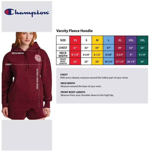 Champion Women's Varsity Fleece Hoodie - Samsclub.com
