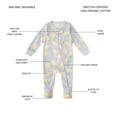 thumbnail image 4 of Member's Mark Baby 3-Pack Organic Cotton Sleep & Play, 4 of 9