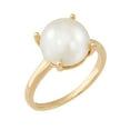 thumbnail image 2 of Honora Freshwater Cultured Button Pearl in 14k Yellow Gold Ring, 2 of 4