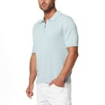 thumbnail image 3 of WP Weatherproof Men's Staggered Rib Short Sleeve Polo, 3 of 4