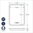 thumbnail image 15 of Nordic Ware Naturals 3-Piece Aluminum Cookie Sheet Set, Half Sheet, Quarter Sheet, Eighth Sheet, 15 of 16