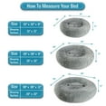 thumbnail image 2 of Canine Creations Donut Round Pet Bed, Choose Size & Color, 2 of 6