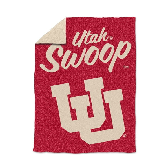 Logo Brands Utah Utes Luxe Dreams Throw, 60" x 80"