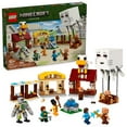 thumbnail image 1 of LEGO Minecraft The Ghast Balloon Village Attack Building Set, 555 pcs., 1 of 6