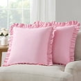 thumbnail image 1 of Draper James 2-Pack Solid Ruffle Decorative Pillows, 1 of 6