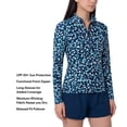 thumbnail image 4 of Lands' End Women's Quarter Zip Rashguard, 4 of 6