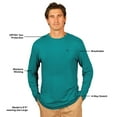 thumbnail image 3 of Reel Life Men's Long Sleeve UV Tee, 3 of 5