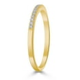 thumbnail image 3 of Round Cut Diamond Band in 14K Gold, 3 of 5