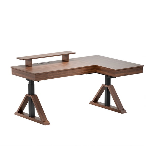FlexiSpot Heritage 211 Executive Adjustable Height Desk