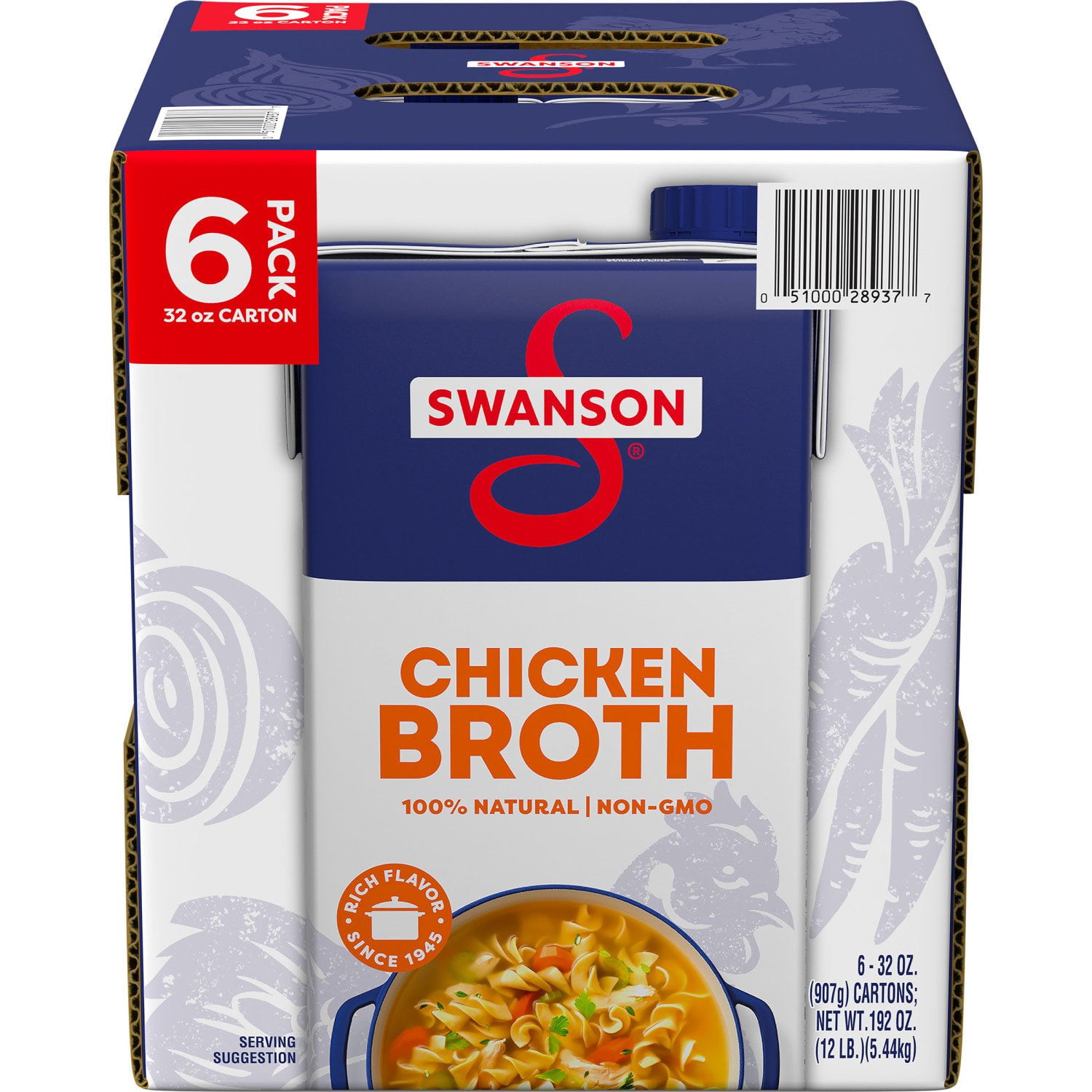 Swanson Chicken Broth 32 oz., 6 pk. - Samsclub.com