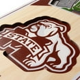 thumbnail image 4 of YouTheFan Mississippi State Bulldogs 6"x19" 3D Stadium View Banner, 4 of 6
