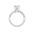 thumbnail image 2 of Lab Created 3.48 CT. T.W. Elongated Cushion Cut Pave Diamond Ring, 2 of 6