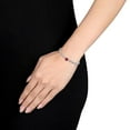 thumbnail image 5 of Lab Created Gemstone & White Sapphire Tennis Bracelet in Sterling Silver, 5 of 7