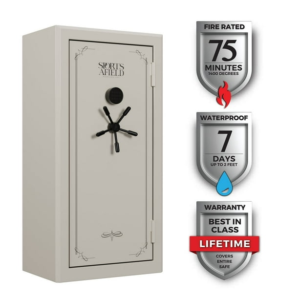 Sports Afield 32-Gun Fireproof and Waterproof Safe with Electronic