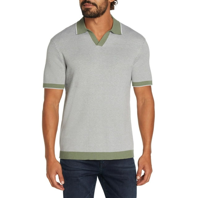 Express Men's Johnny Collar Sweater Polo
