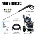 thumbnail image 5 of Westinghouse 3000 PSI 2.3 GPM Gas Powered Axial Cam Pump Cold Water Pressure Washer with 4 Quick Connect Tips, 5 of 10