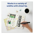 thumbnail image 3 of Avery MARKS A LOT Regular Desk-Style Permanent Marker Value Pack, Broad Chisel Tip, Assorted Colors, 24/Pack, 3 of 8