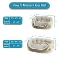 thumbnail image 2 of Canine Creations Cozy Oval Round Cuddler Pet Bed, Choose Size & Color, 2 of 8