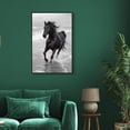 thumbnail image 3 of Graceful Horse Black and White Canvas Print by Oliver Gal Prints, 3 of 4