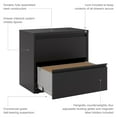 thumbnail image 5 of Hirsh 30" Wide 2-Drawer Lateral File Cabinet, Assorted Colors & Sizes, 5 of 14