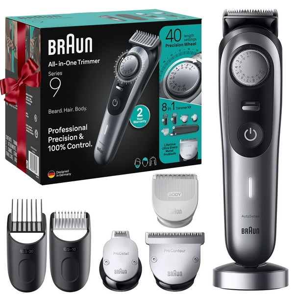BRAUN All-in-One 9 トリマー 13in1 Braun Series 7 Electric Precision Body Groomer, Shaver & Clipper