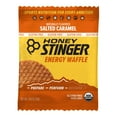 thumbnail image 3 of Honey Stinger Gluten Free Salted Caramel Waffle Organic Healthy Snack (12 ct.), 3 of 6