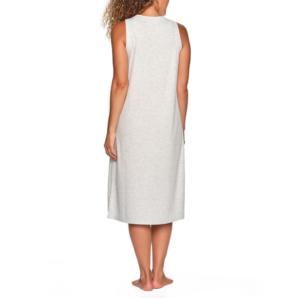 midi sleep dress SHEIN White Floral Pattern Women's Short Sleeve Midi Nightgown, Moo Moo