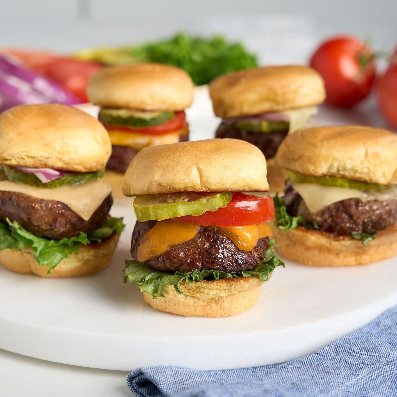 Build a burger bar for less than $7 per person*