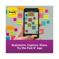 thumbnail image 6 of Post-it Super Sticky Notes, 4 x 4, Lined, 90 Sheet Pads, 6 Pads, Jewel Pop Collection, 6 of 10