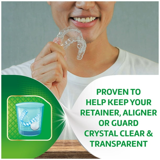 Polident 3-Minute Triple-Mint Antibacterial Denture Cleanser