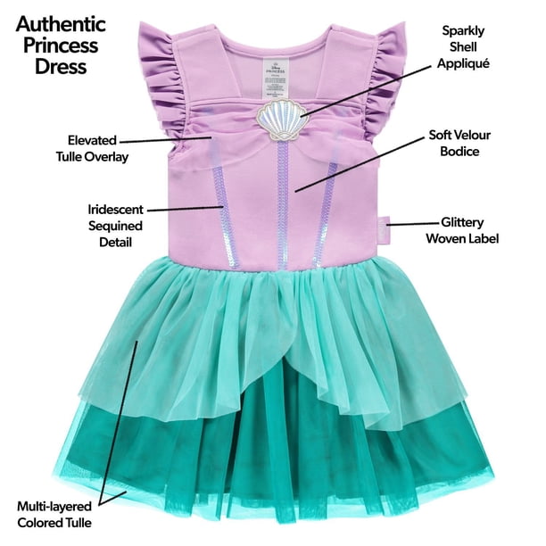 sachin and babi light blue dress Disney Aurora Kids Prestige Gown Costume main image 0