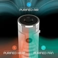 thumbnail image 3 of Shark 3-in-1 Air Purifier, Heater & Fan with NanoSeal HEPA, Cleansense IQ, Odor Lock, for 500 Sq. Ft, White, HC455, 3 of 13