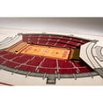 thumbnail image 3 of YouTheFan Indiana Hoosiers 17"x13" 3D 5 Layer Stadium View Wall Art, 3 of 5